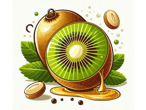 A Drawing of a Kiwi Fruit for Your Creative Toolkit