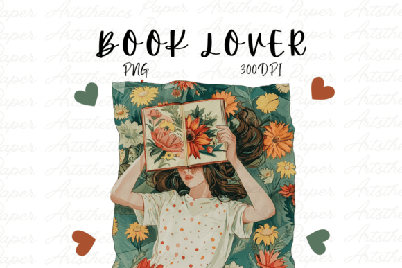 Book Lover Clipart Girl Reading Book PNG: A Versatile Digital Resource for Creative Projects