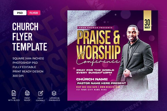 Church Conference Flyer Template