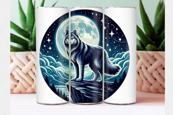 Cute Wolf Tumbler Wrap: A Designer’s Guide to Sublimation, Customization, and Creative Workflows