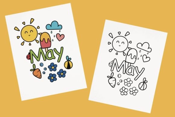 Evaluating the “May” Coloring Page with Bold Lines: A Practical Guide for Artists and Relaxation Seekers