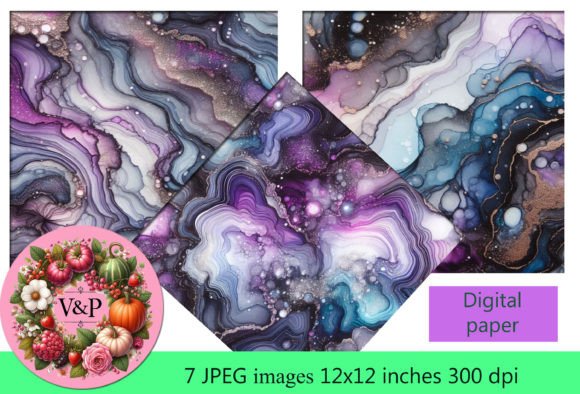 Exploring the Creative Potential of Alcohol Ink Digital Paper