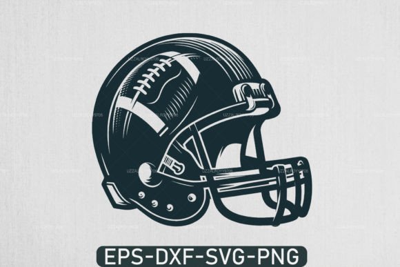 Football Helmet, Rugby, and Super Bowl SVG Designs for Creative Projects