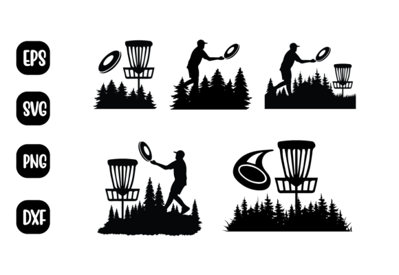 Free Disc Golf Vector Graphic Bundle: Unlock Professional Design for Your Sport