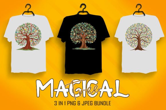Free Magical Tree Clipart Illustration
