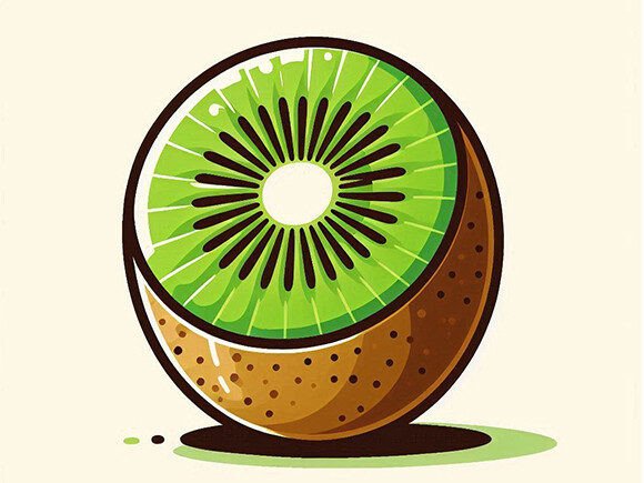 Kiwi Vector Illustration: A Fresh, Versatile Design Element for Every Creative Project