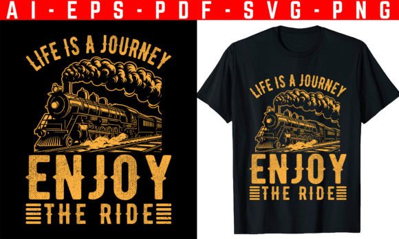 Life is a Journey T-shirt Design: More Than Just a Graphic