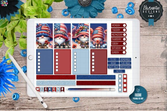 Memorial Day Gnomes Digital Stickers: Practical Planner Enhancements for Themed Layouts