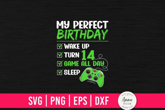 My Perfect Birthday Turn 14: A Versatile Digital Design for Crafting and Small Business