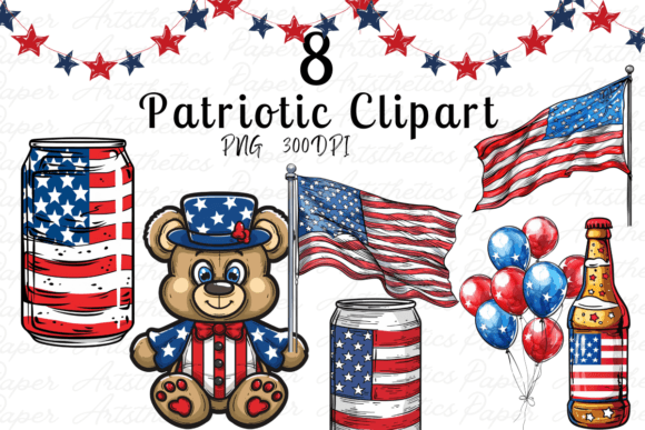 Patriotic 4th of July Sublimation Bundle for Creators