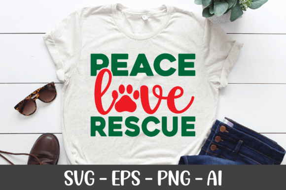 Peace Love Rescue SVG: A Versatile Design for Creators and Small Businesses
