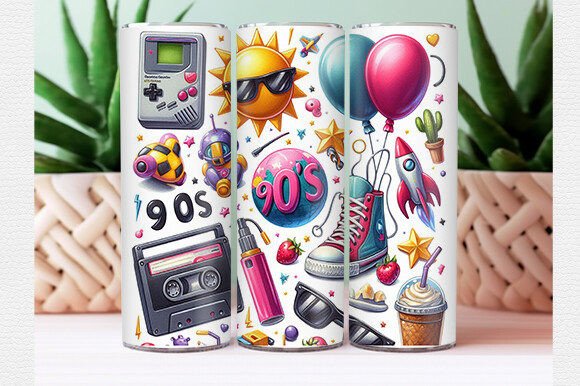 The Nostalgic 90s Tumbler Wrap
